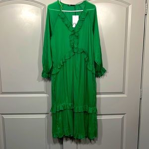 MIDI Length Chiffon Dress